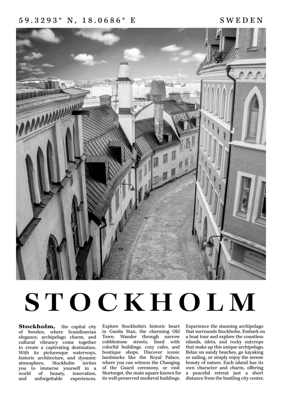 Stockholm - Sweden - Print only