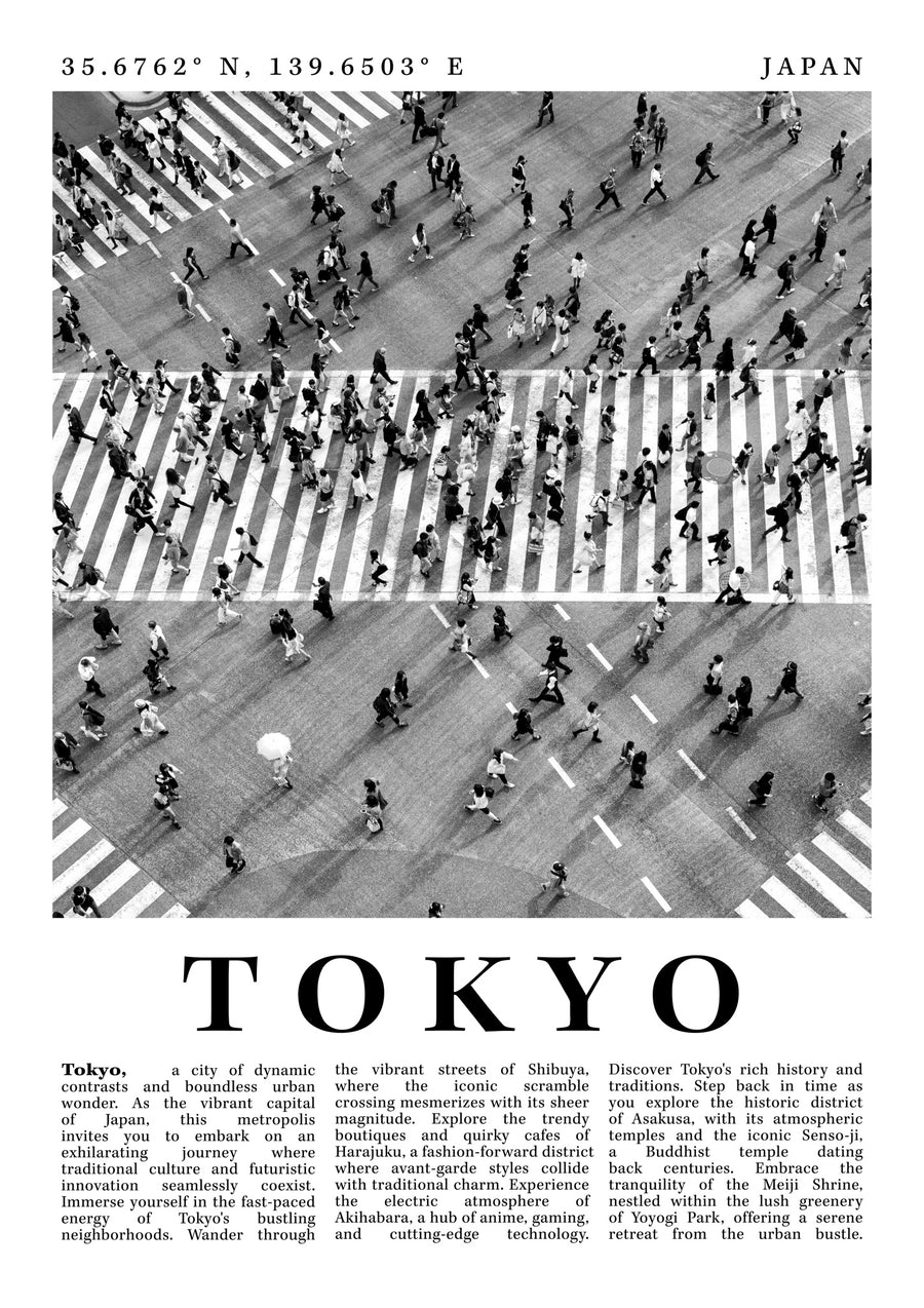 Tokyo - Japan - Print only