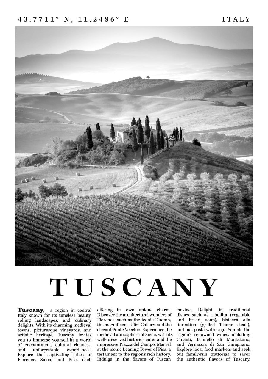 Tuscany - Italy - Print only