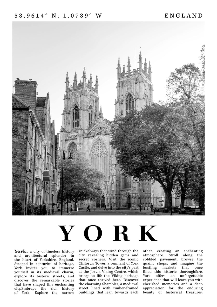 York - England - Print only
