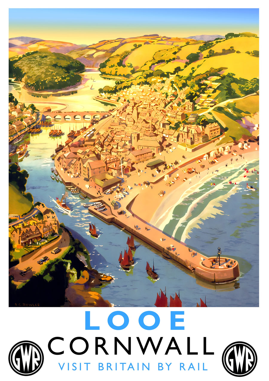 Looe, Cornwall - Print only