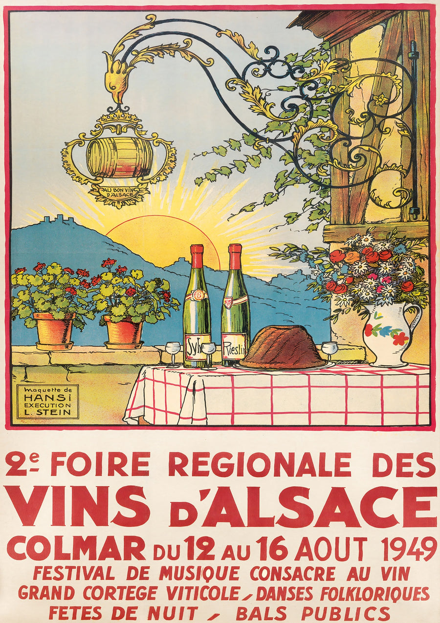 Alsace Wine, France - Print only