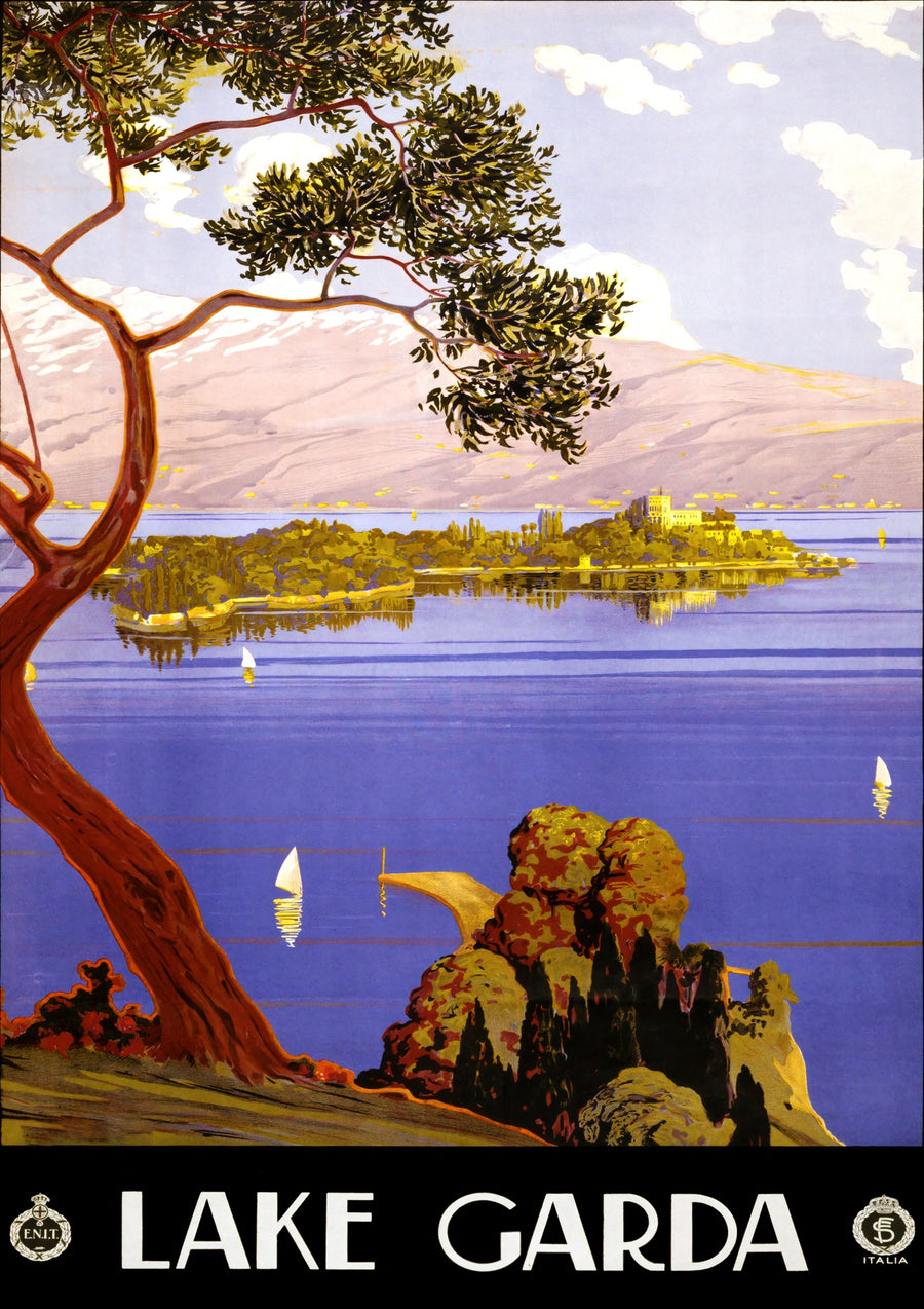 Meer van Garda, Italië - Print only