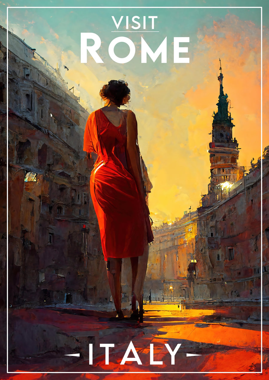 Bezoek Rome - Print only