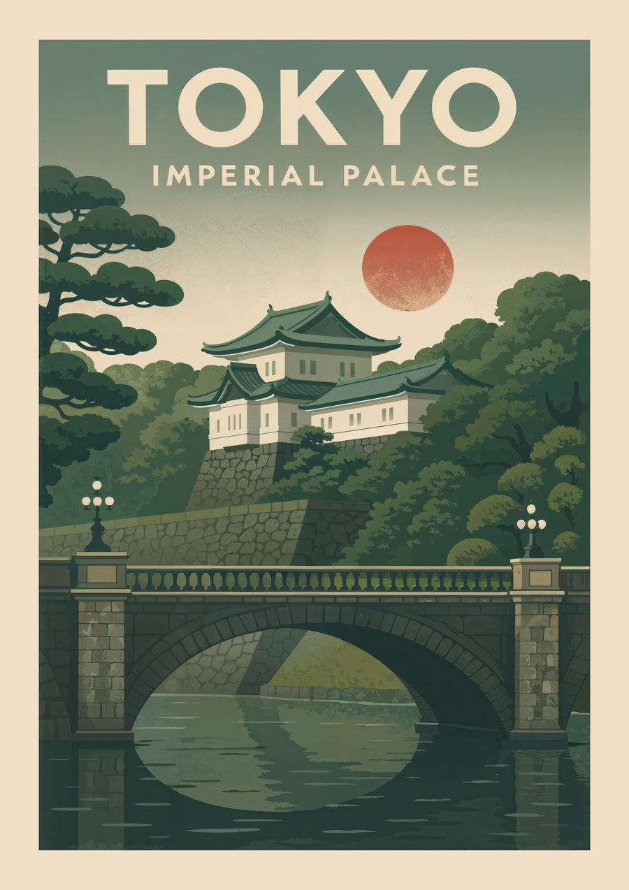 Imperial Palace, Tokyo - Print only