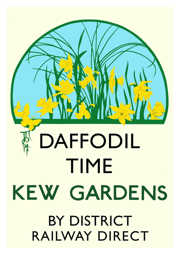 Temps des jonquilles, jardins de Kew