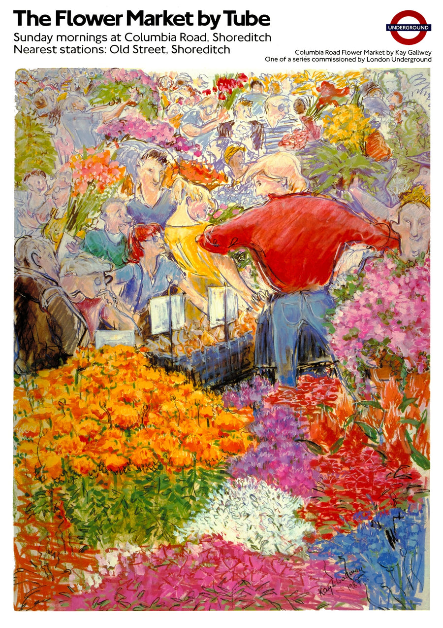 Shoreditch blomsterhandel - Print only