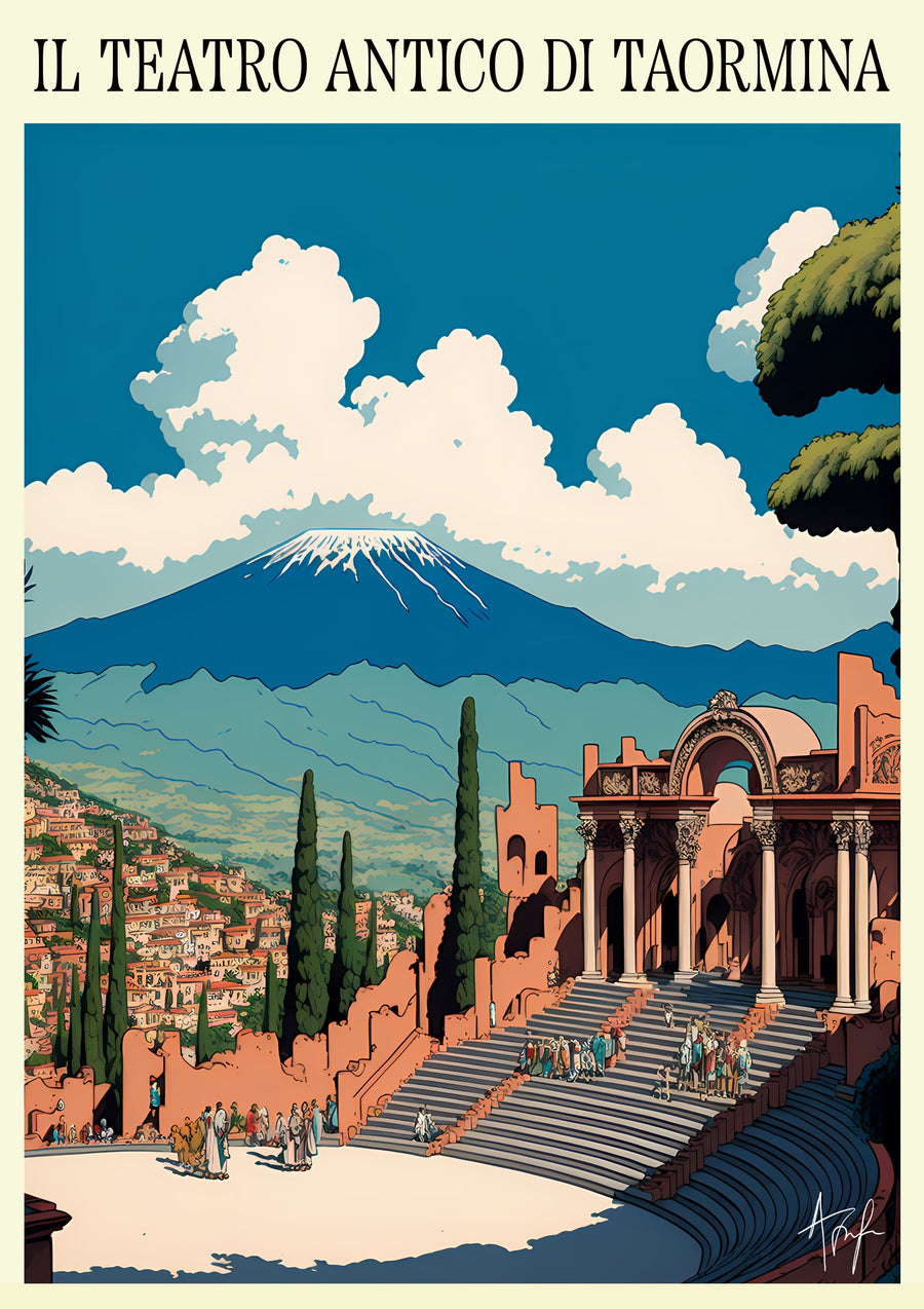 Théâtre de Taormine - Print only