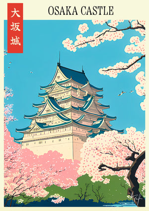 Osaka slott - Japan