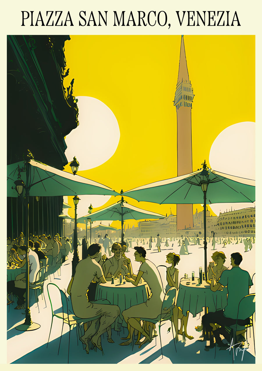 Place Saint-Marc, Venise - Italie - Print only