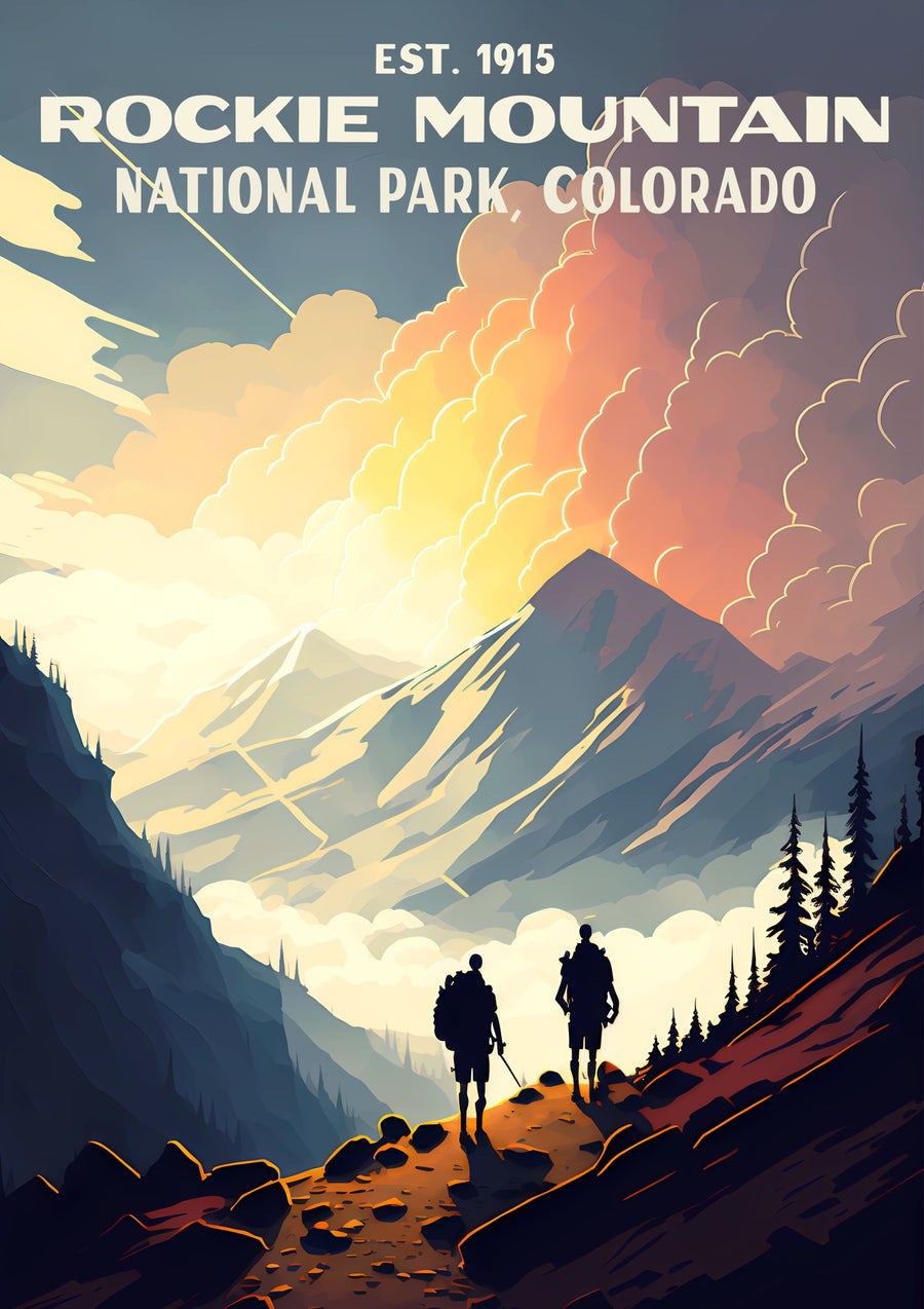 Rockie Mountain, Colorado - Print only
