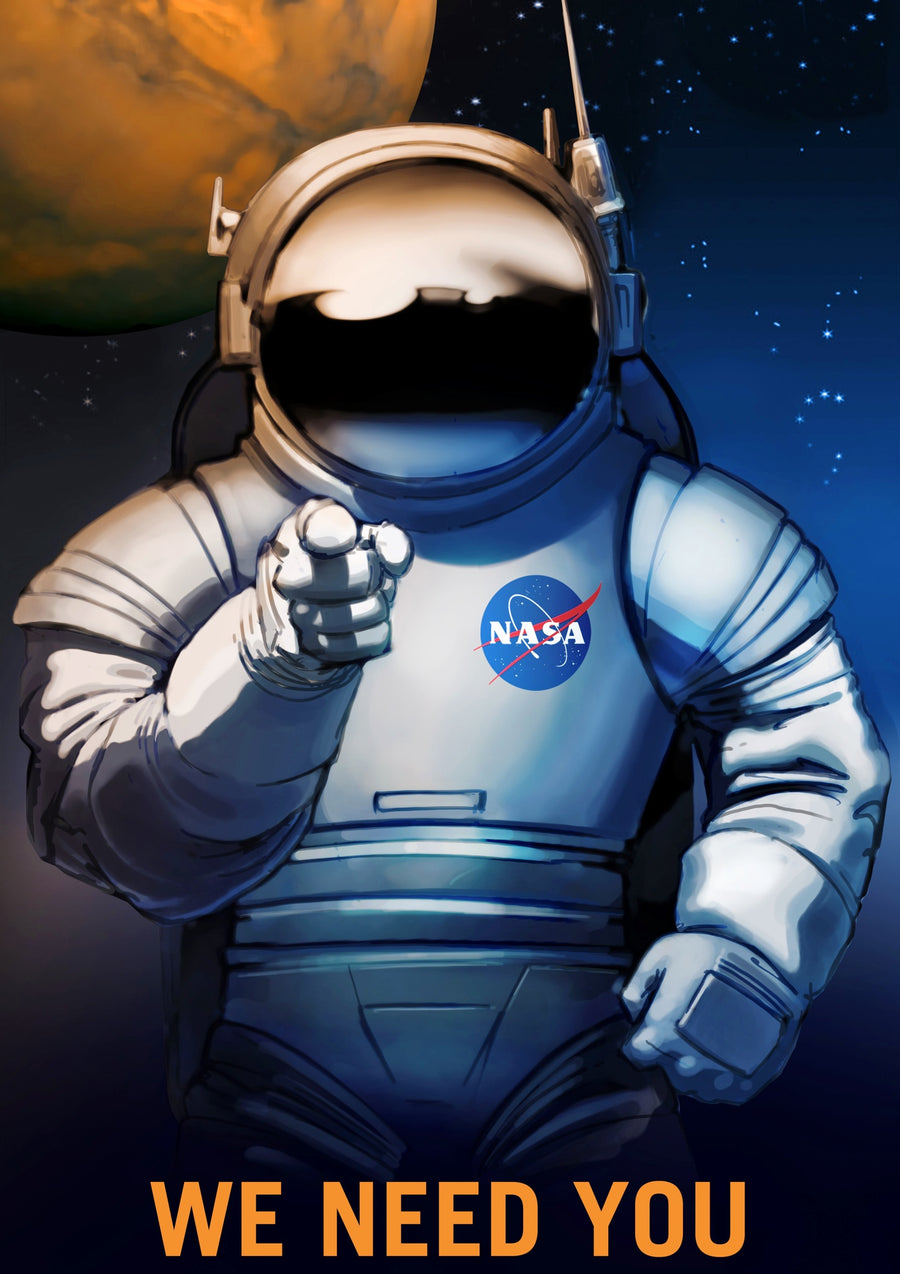 Mars, We Need You - Print only