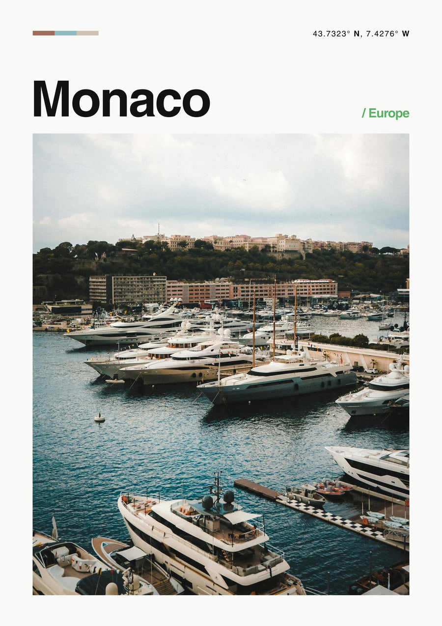 Monaco, Europe - Print only