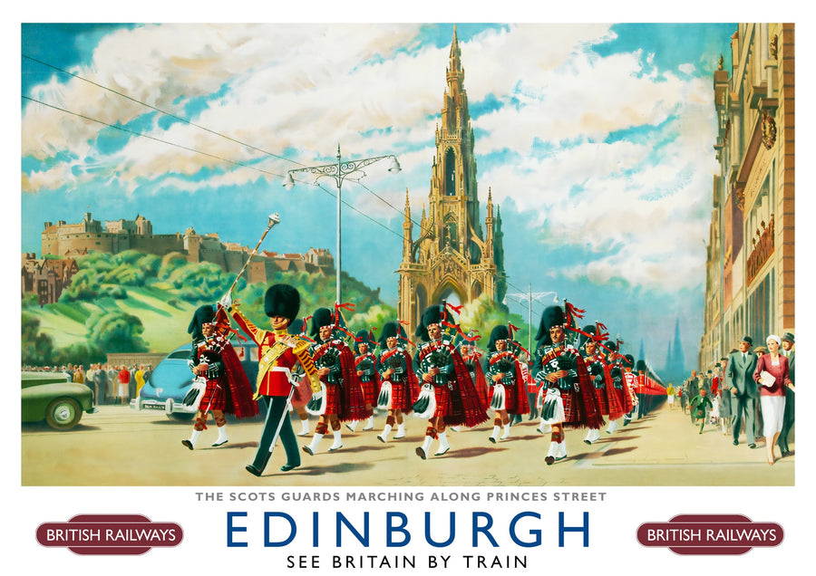 Edinburgh Schotse Garde - Print only