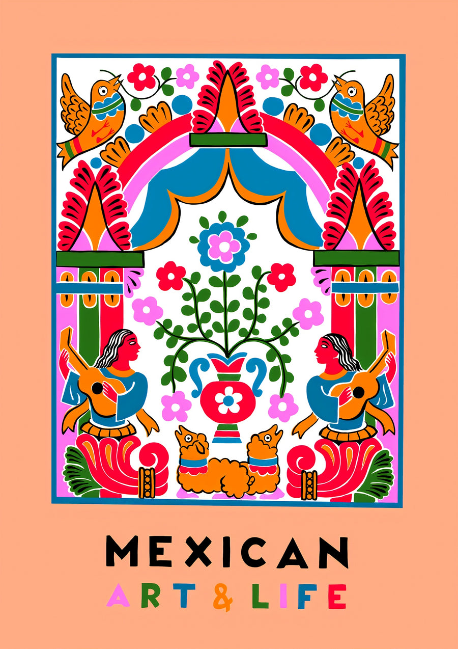 Art et vie mexicains - Print only