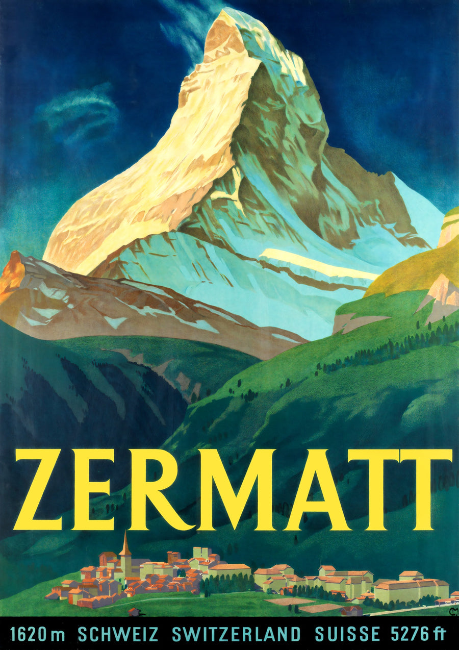 Mont Zermatt, Suisse - Print only