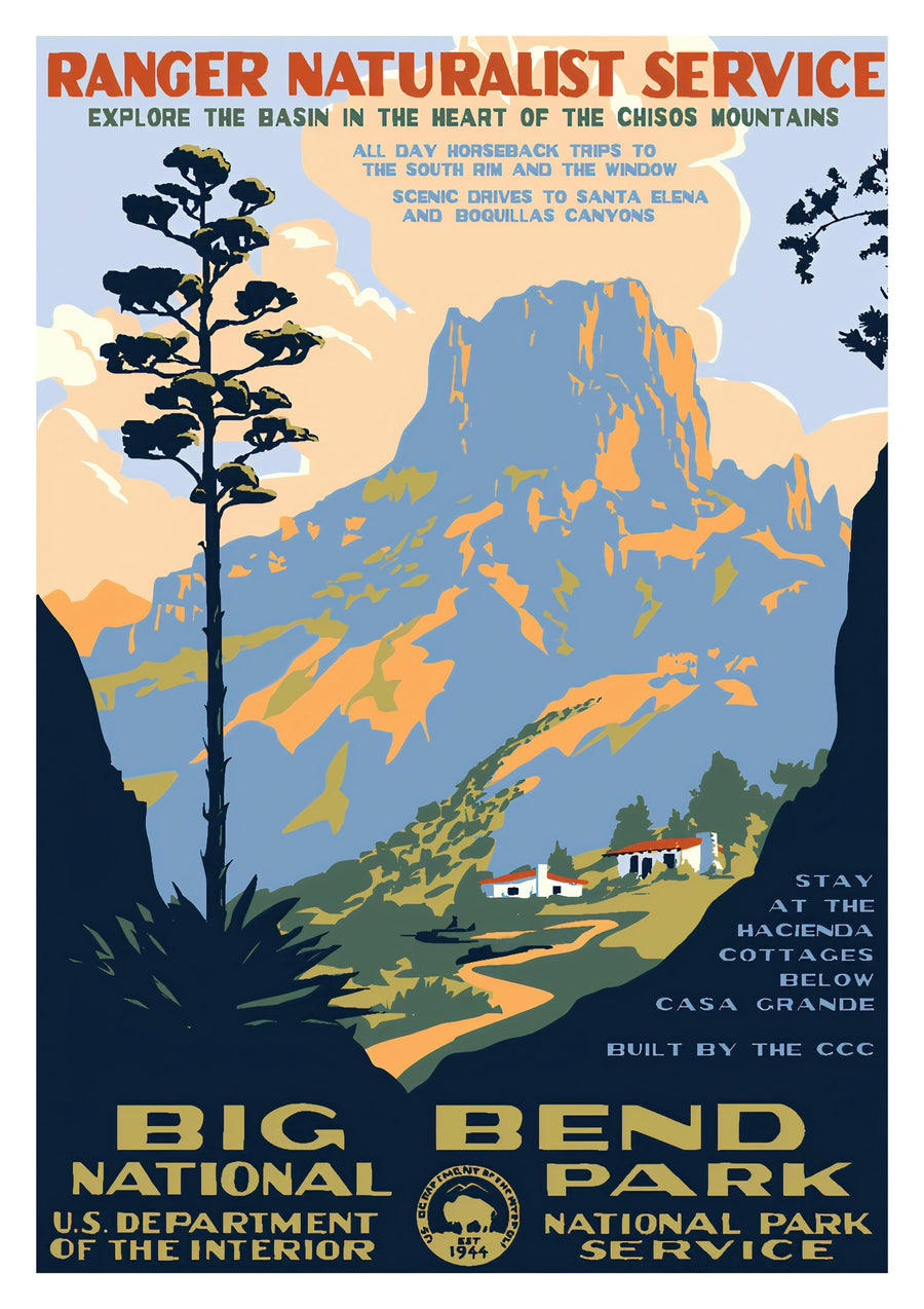 Big Bend nationalpark - Print only