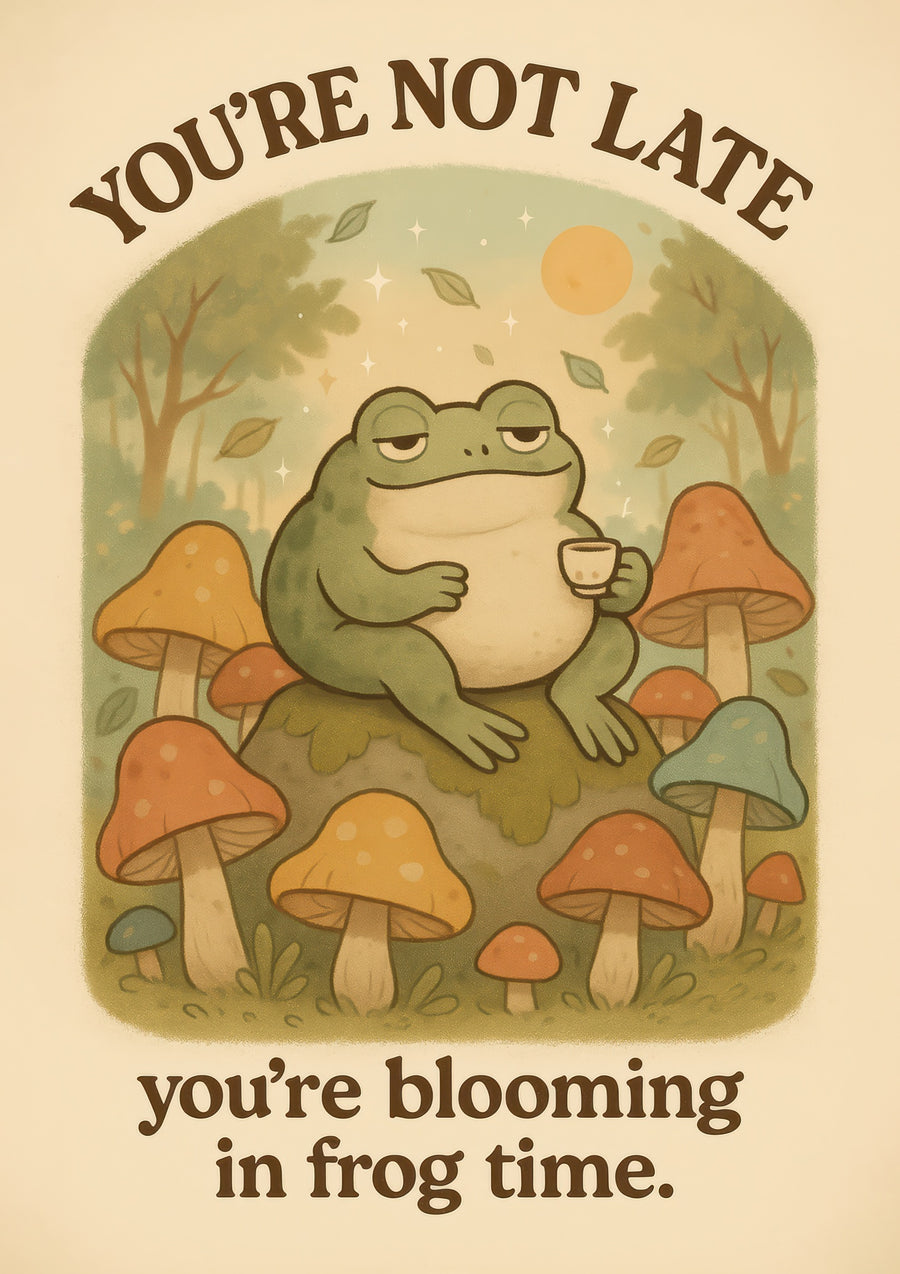 Bloeien in Kikker Tijd - Print only