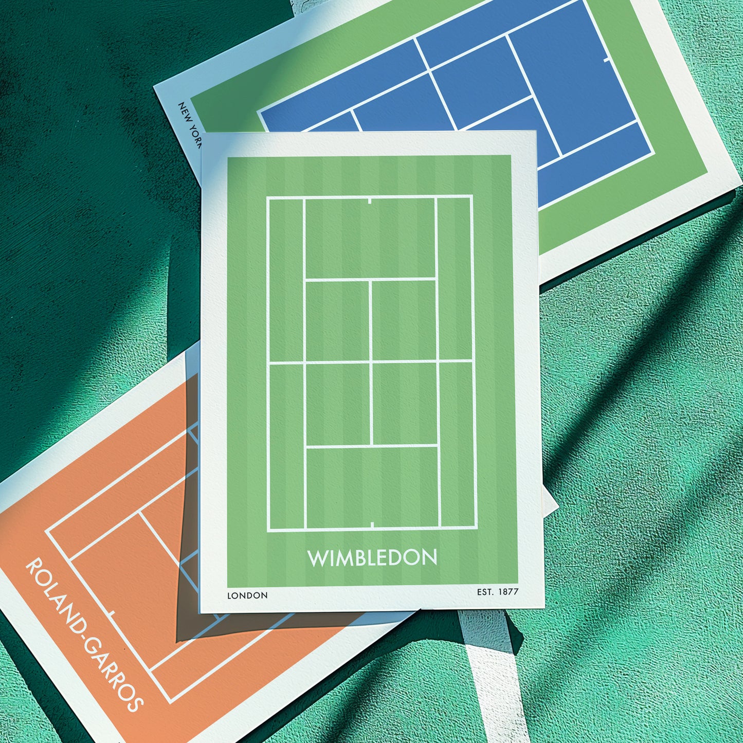 Tennis Trio Gallery Wall