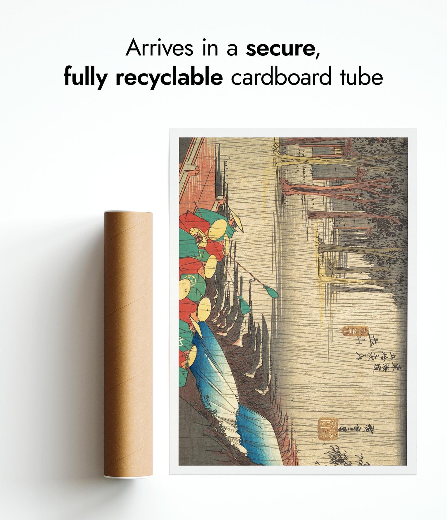 Frühlingsregen in Tsuchiyama