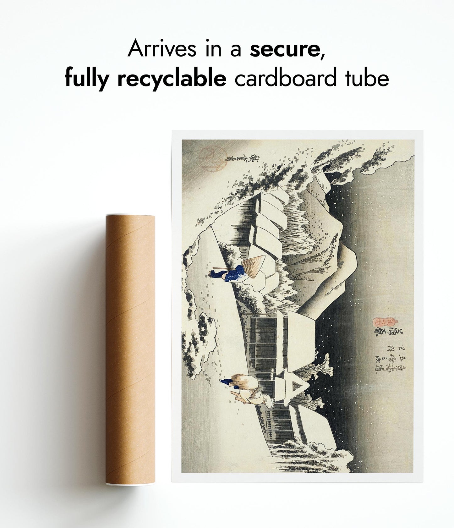 Evening Snow at Kanbara