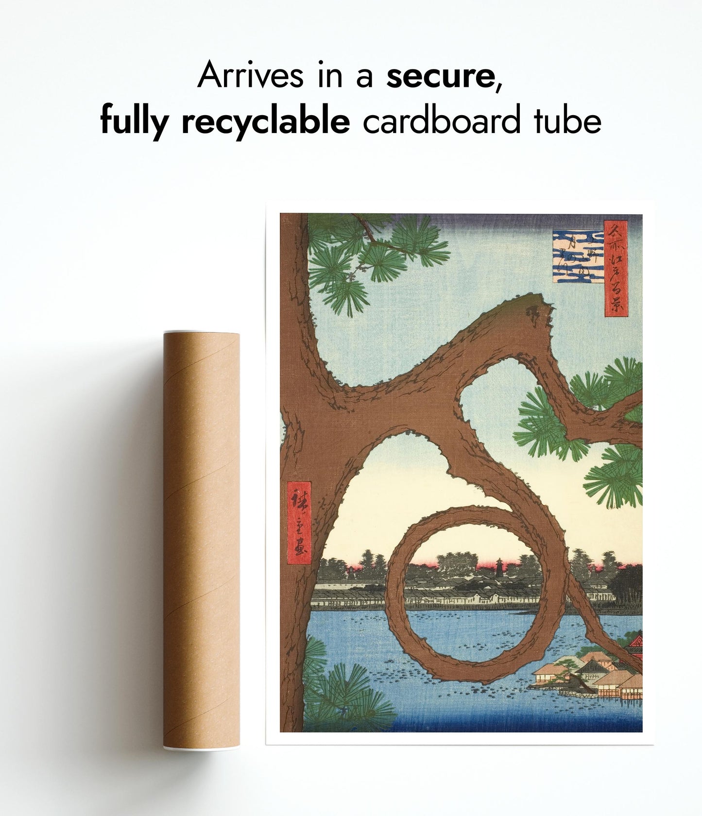 The Moon Pine on the Temple Grounds at Ueno