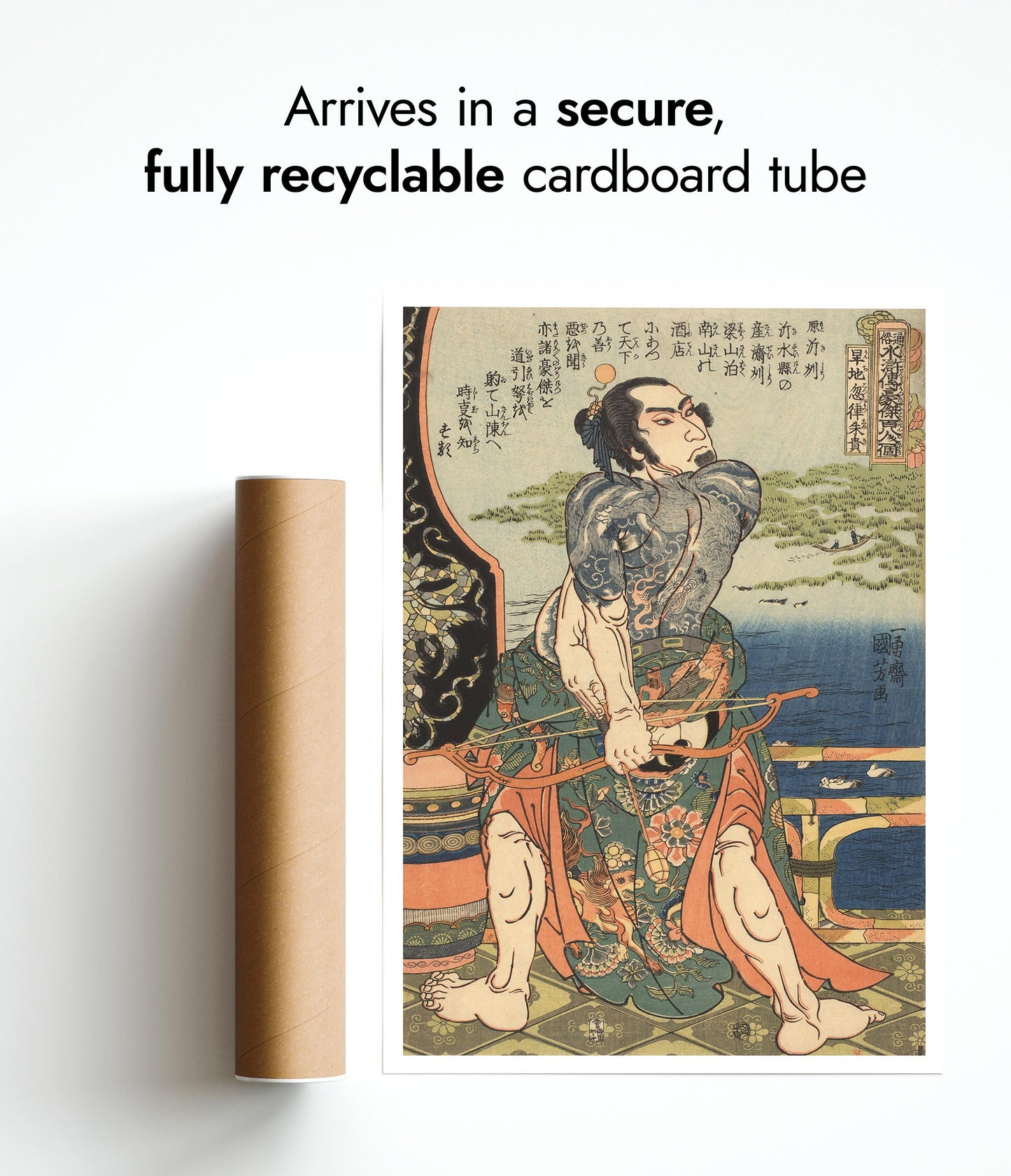 Den tatuerade Suikoden-hjälten Kanchikotsuritsu Shuki