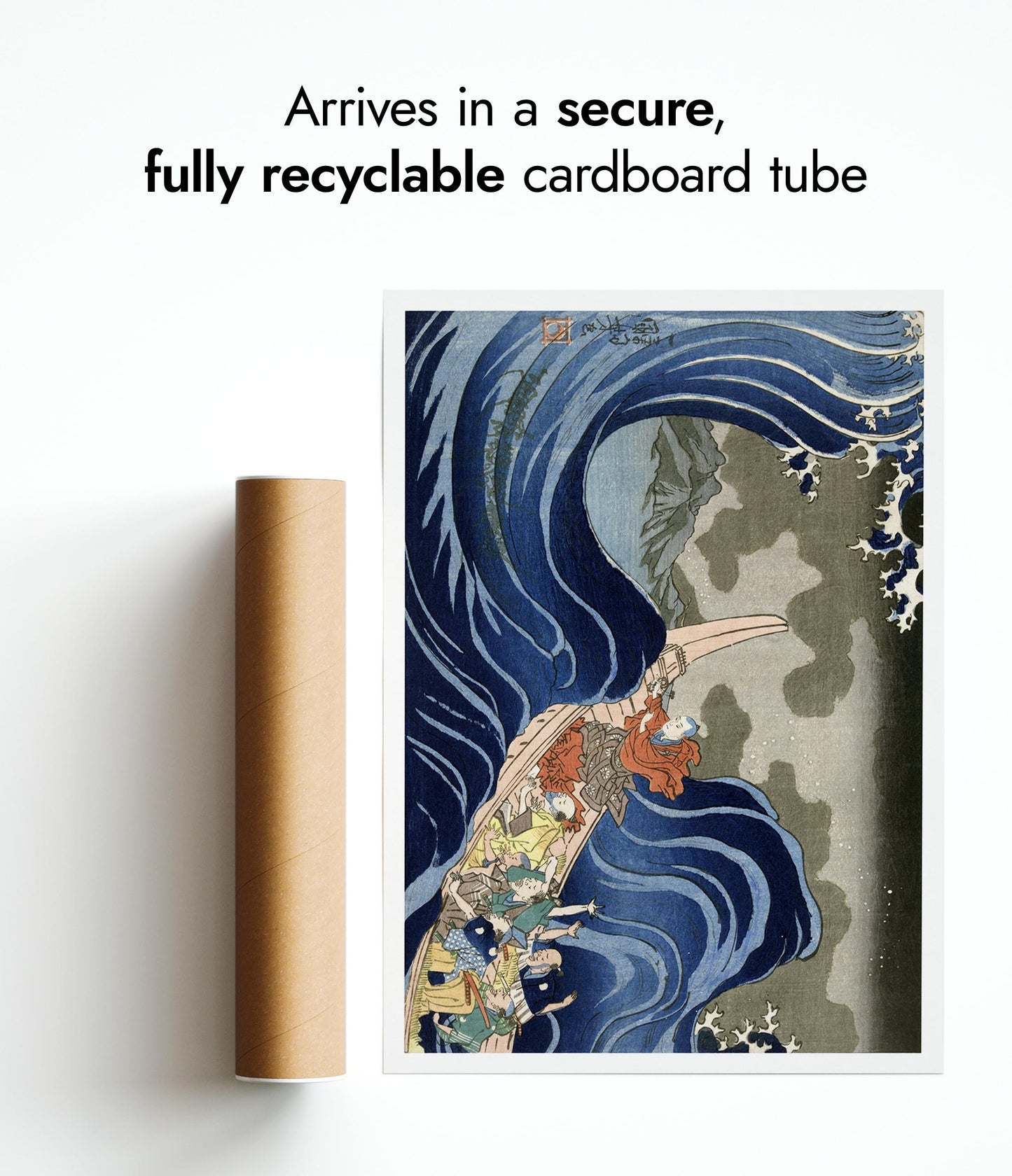 Nichiren Conjures the Waves at Kakuda During his Exile to Sado