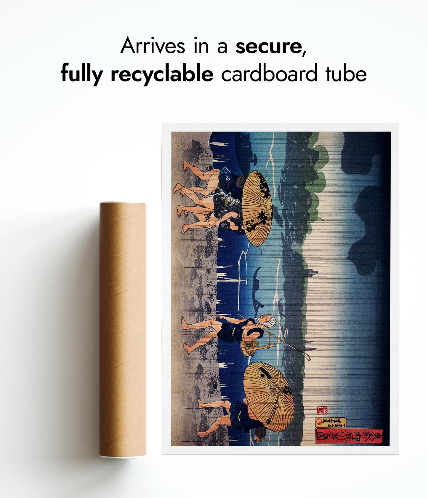 People Walking Along the Seashore During a Rainstorm