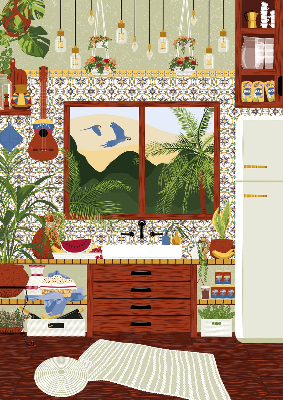 Venezuela Kitchen - Print only