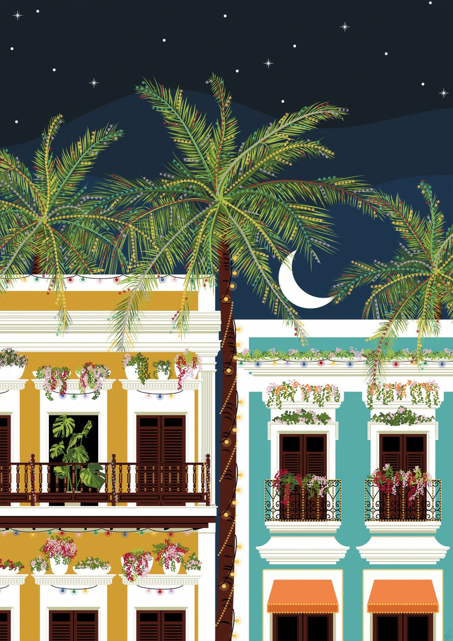 Puerto Rico Night - Print only
