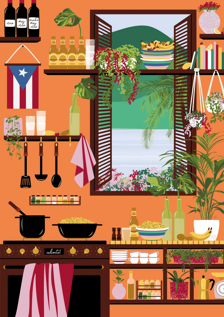 Puerto Rico Kitchen - Print only