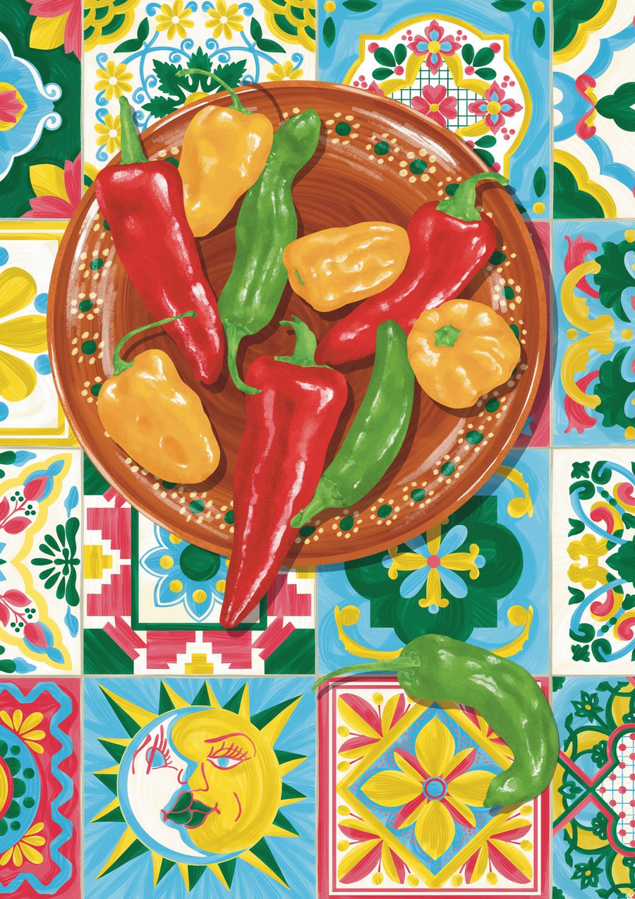 Mex Chillis - Print only
