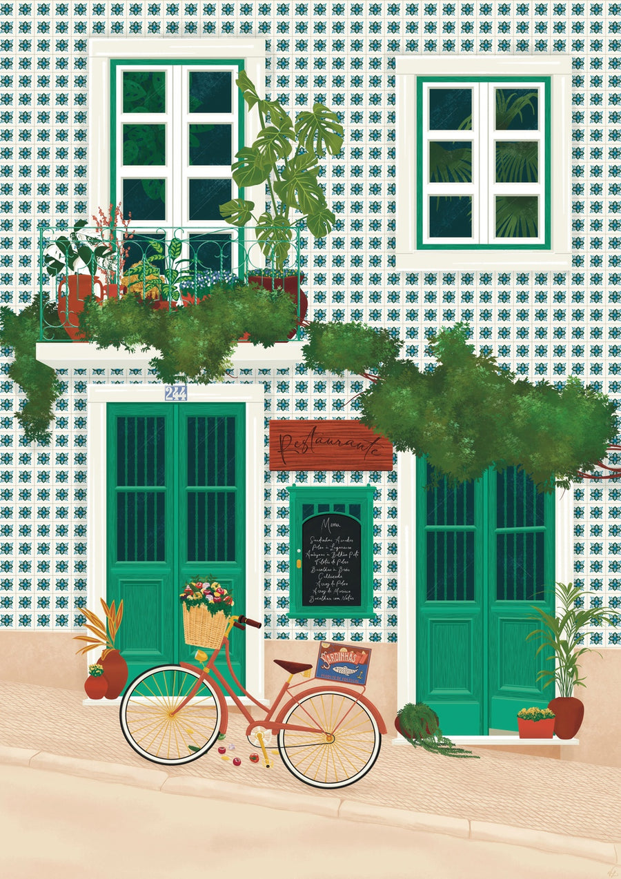 Lisbon Plant Restaurante - Print only