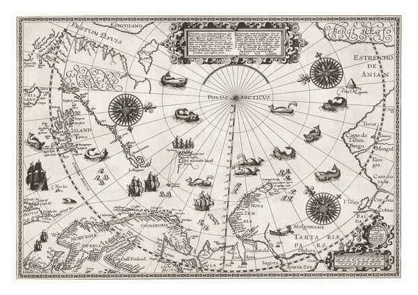 Carte de l'Arctique
