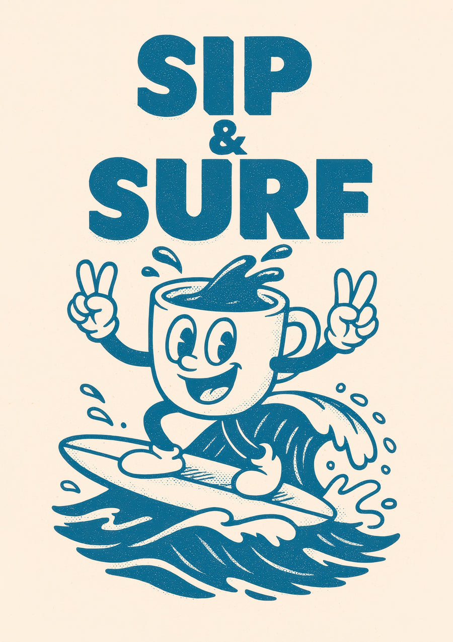 Sip & Surf - Print only
