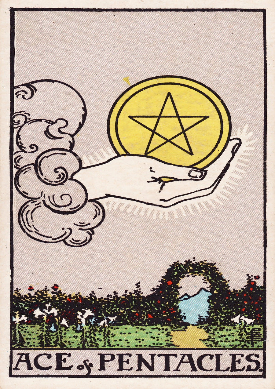 Ace of Pentacles - Print only