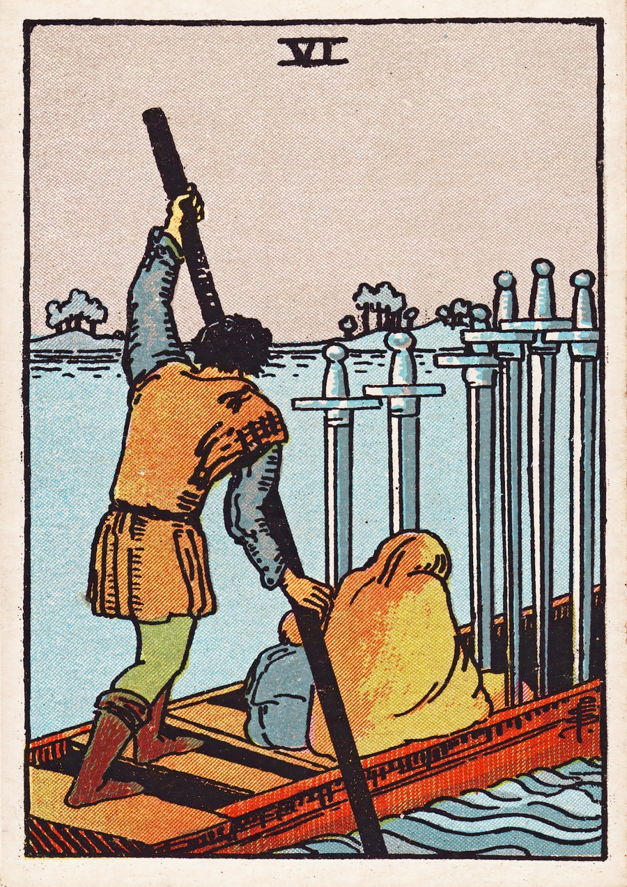 Six of Swords - Print only