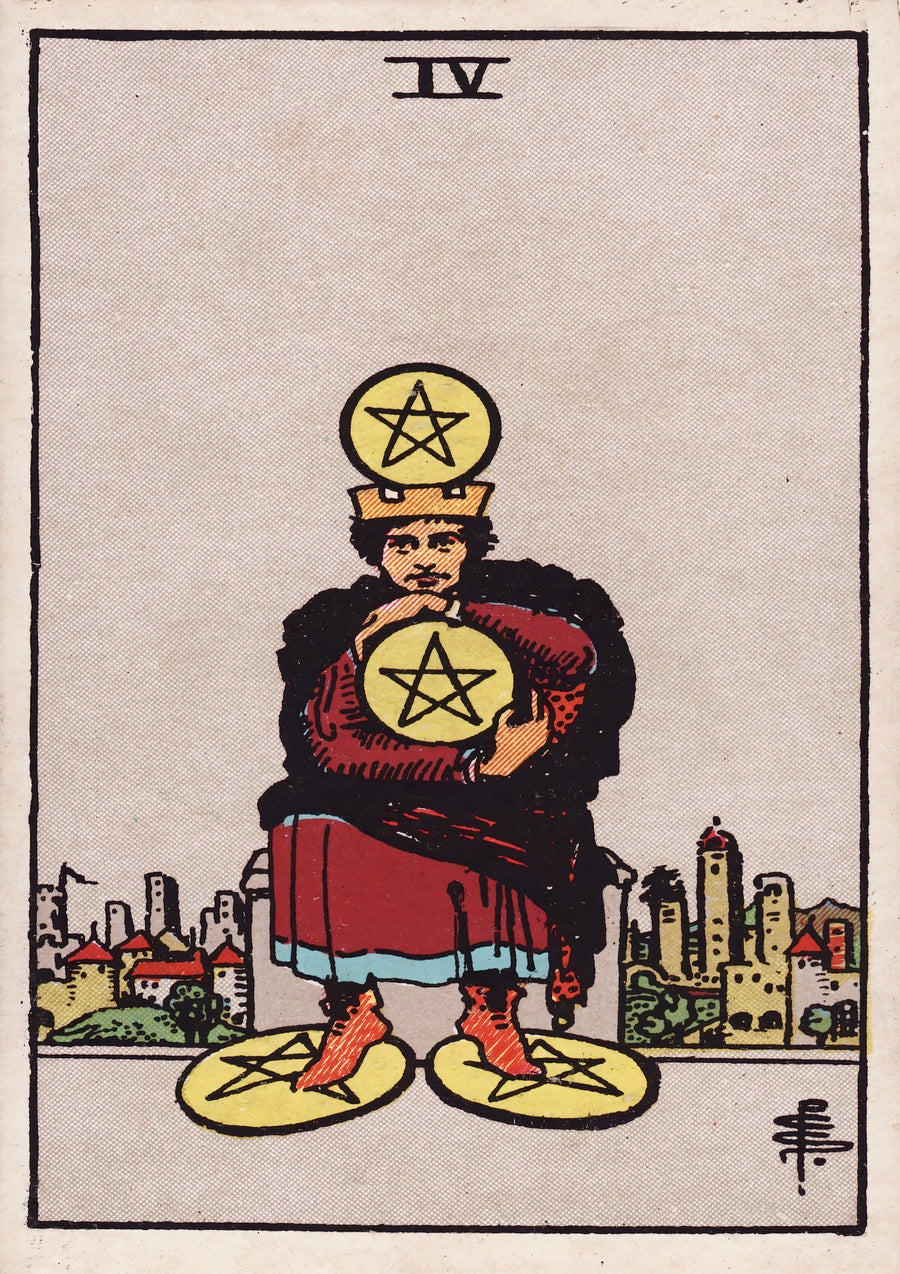 Four of Pentacles - Print only