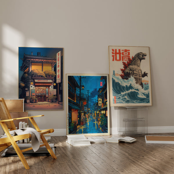 Mur de galerie d'anime