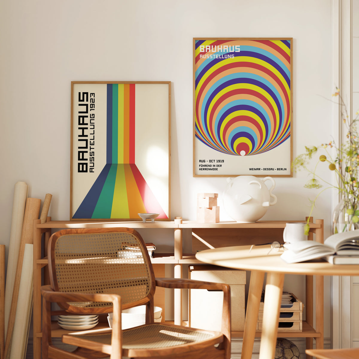 Duo arc-en-ciel Bauhaus