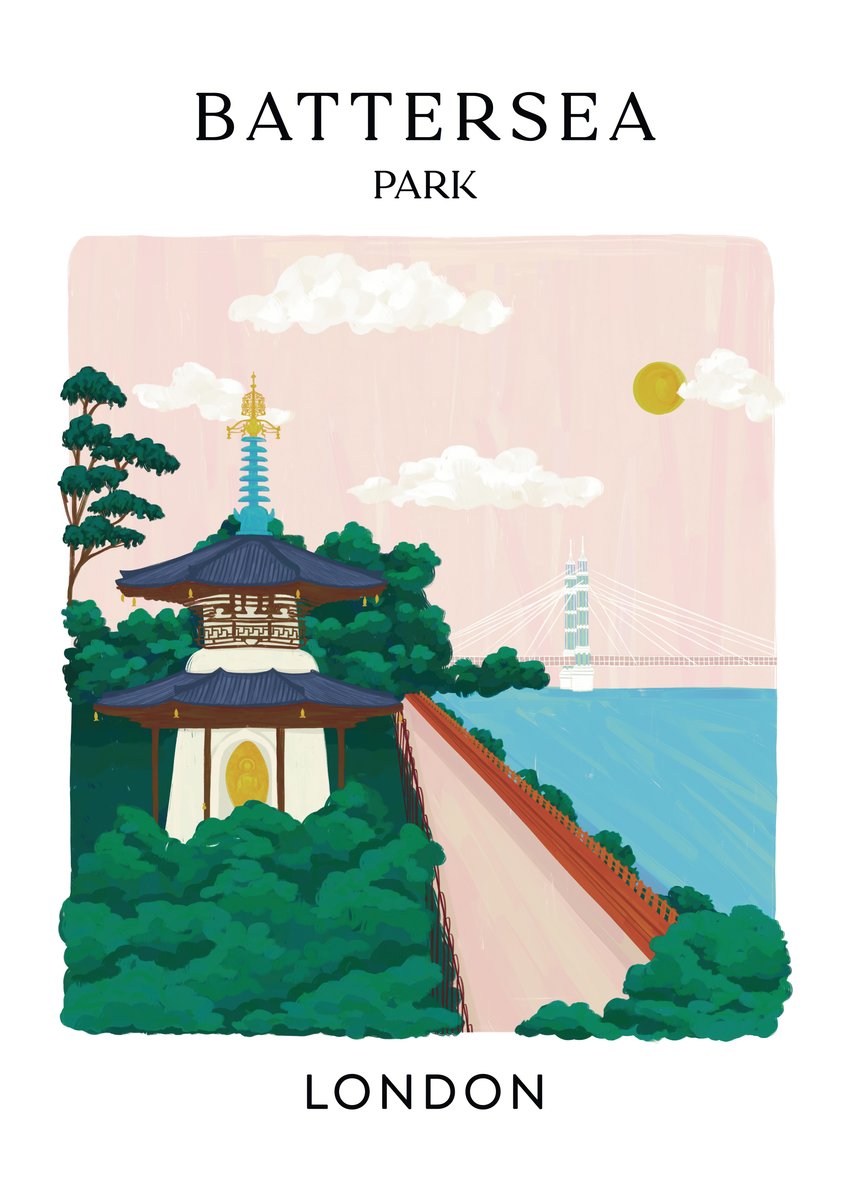 Battersea Park - Print only