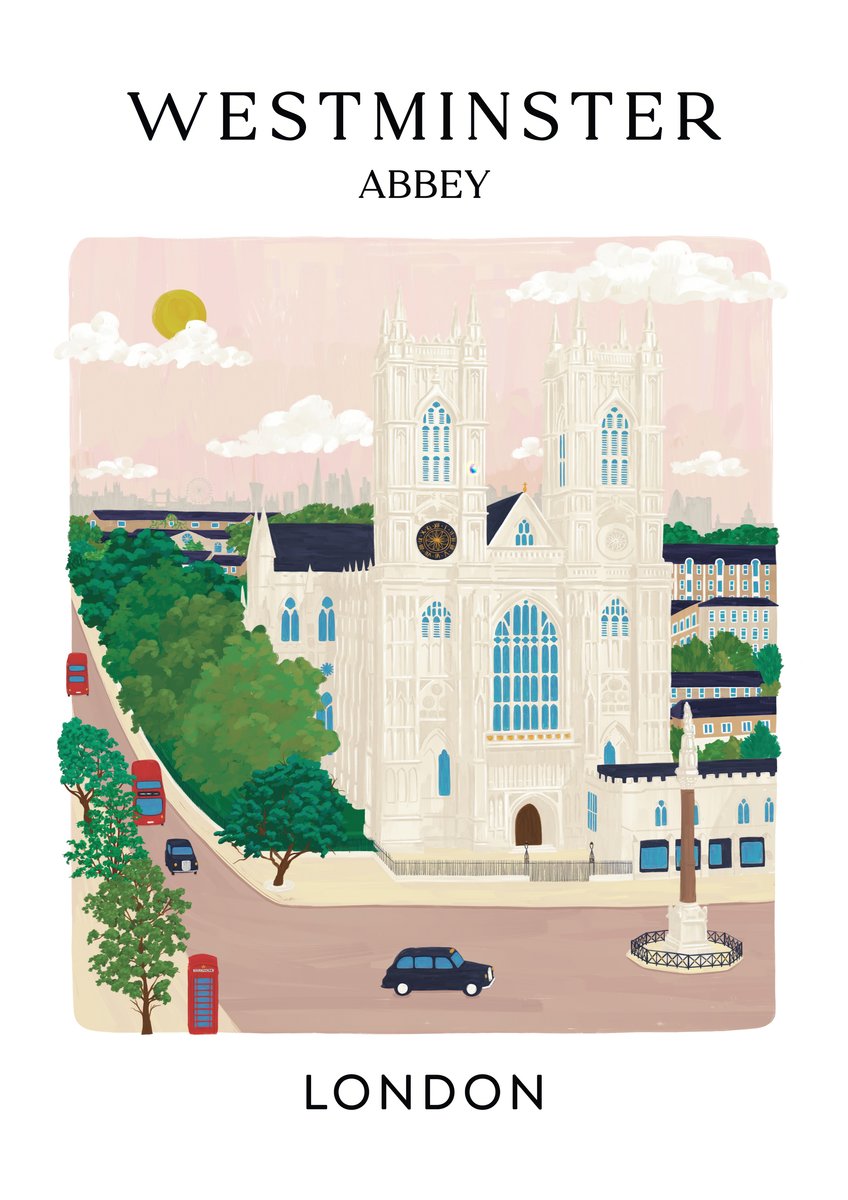 Abbaye de Westminster - Print only