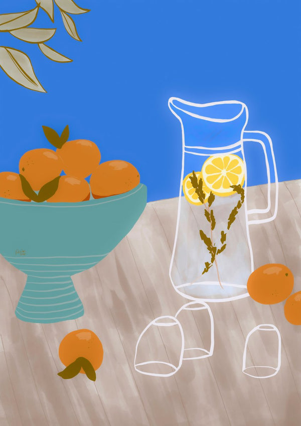 A Bowl Of Oranges by Alix Campbell