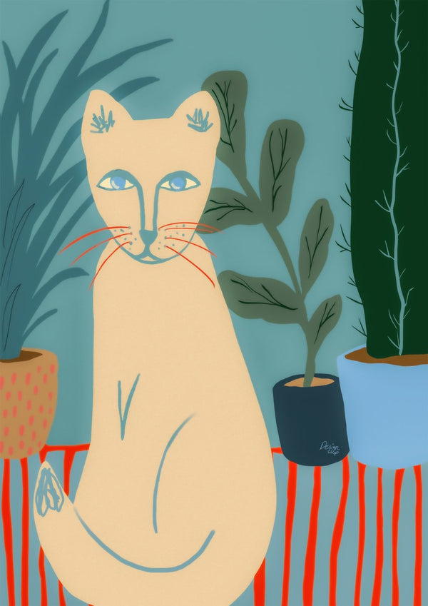 Plant Cat by Alix Campbell