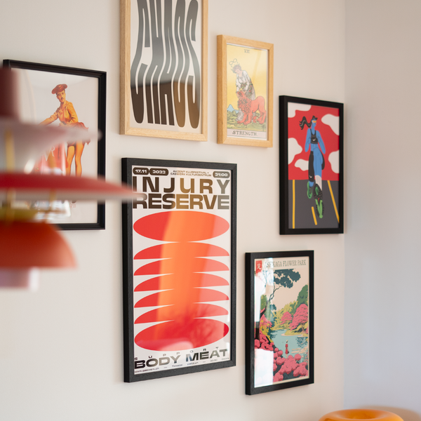 Customer home featuring Animato prints