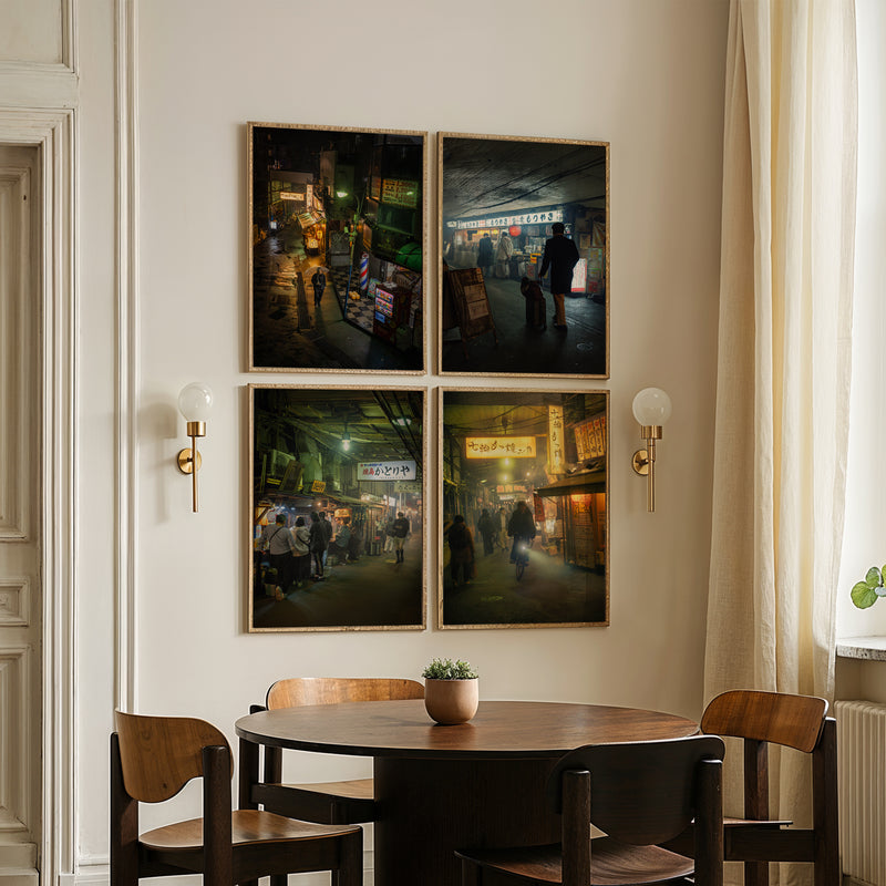 Mur de galerie japonais