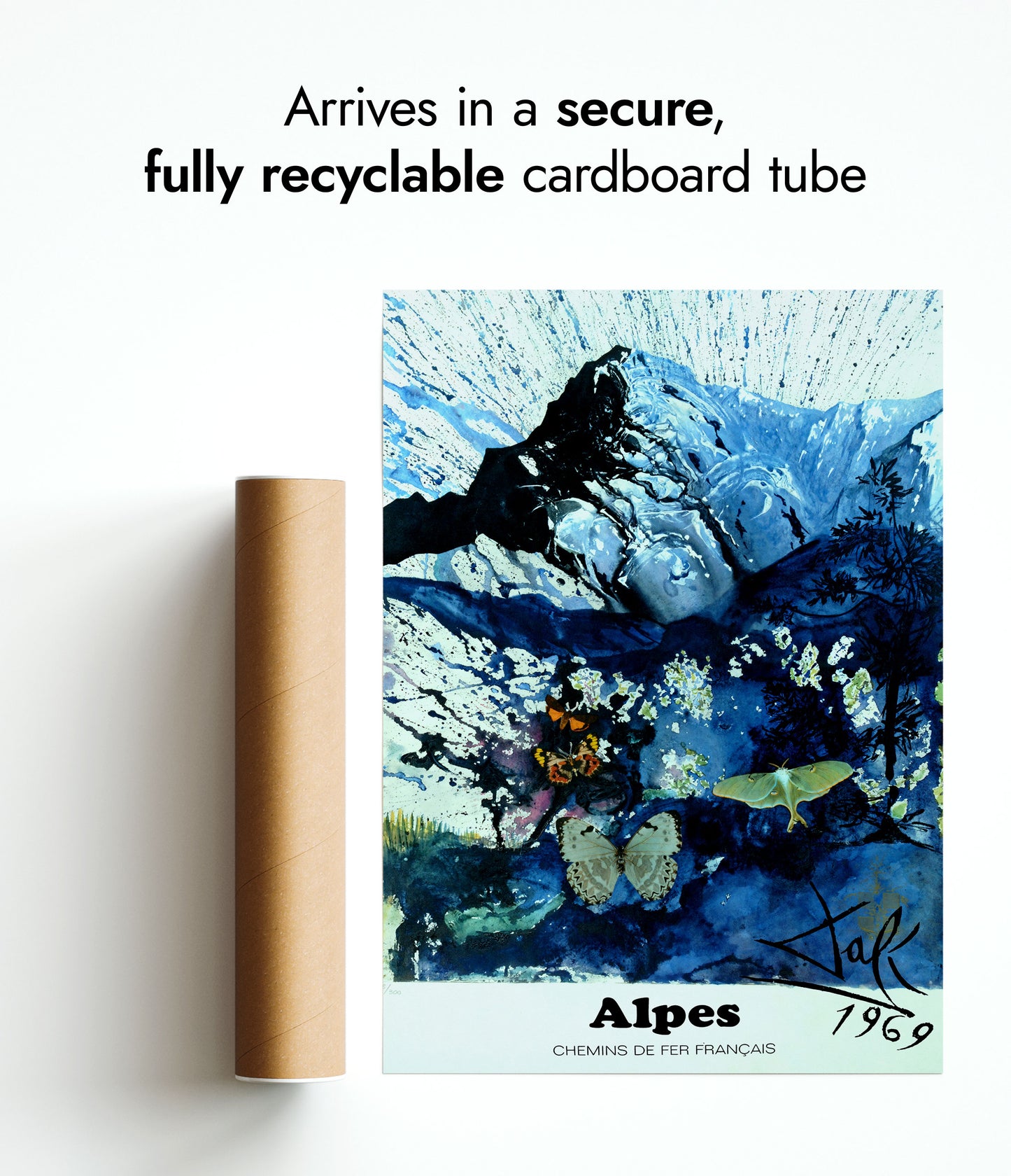 Salvador Dali, Alpes françaises