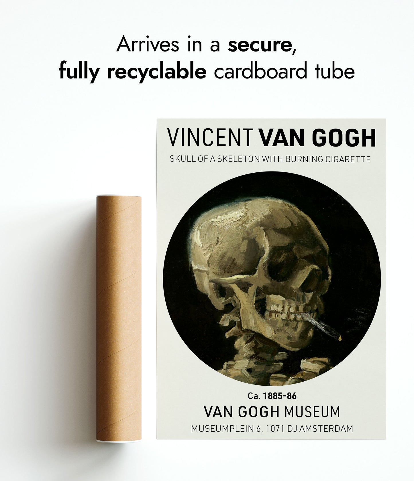 Skull with Cigarette