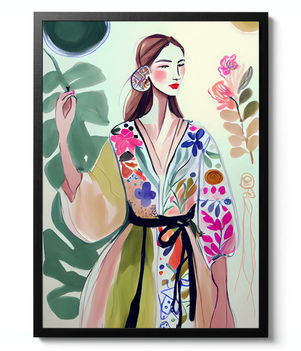 Geisha Beauty - Watercolour